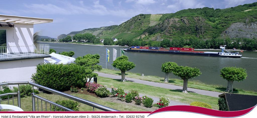 Hotel Villa Am Rhein Андернах Екстер'єр фото