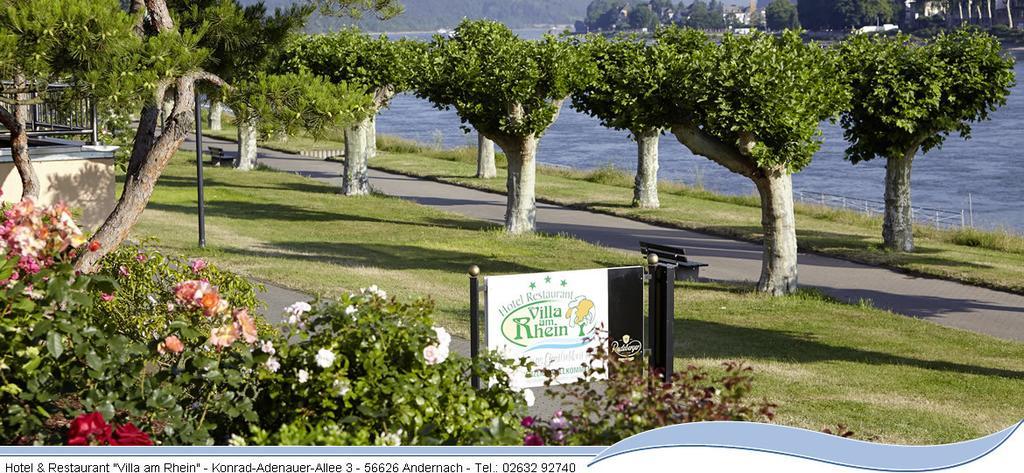 Hotel Villa Am Rhein Андернах Екстер'єр фото